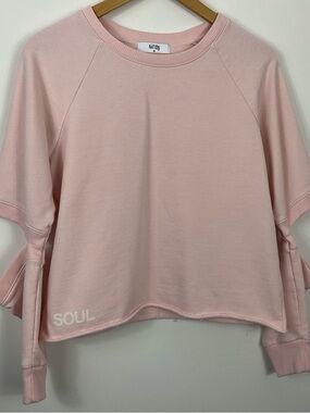 Nation Ltd Soul By Soulcycle Elbow Cutout Sweatshirt Womens Medium